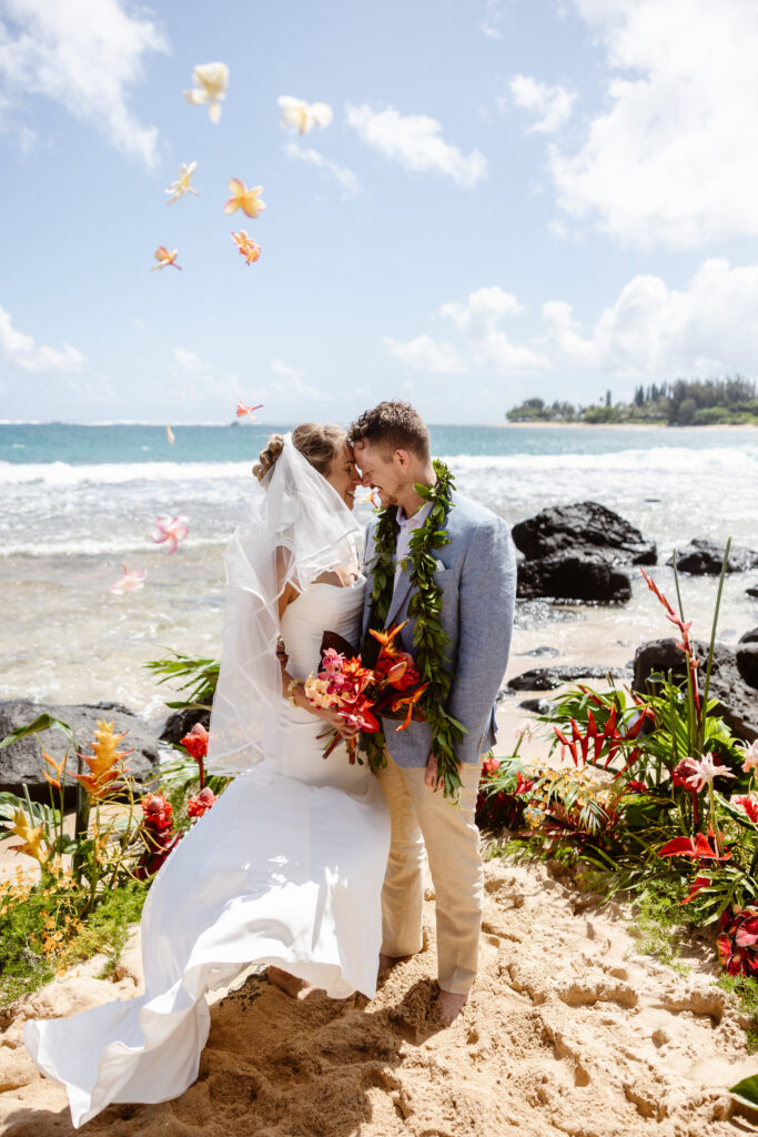 Intimate Beach Wedding Hawaii