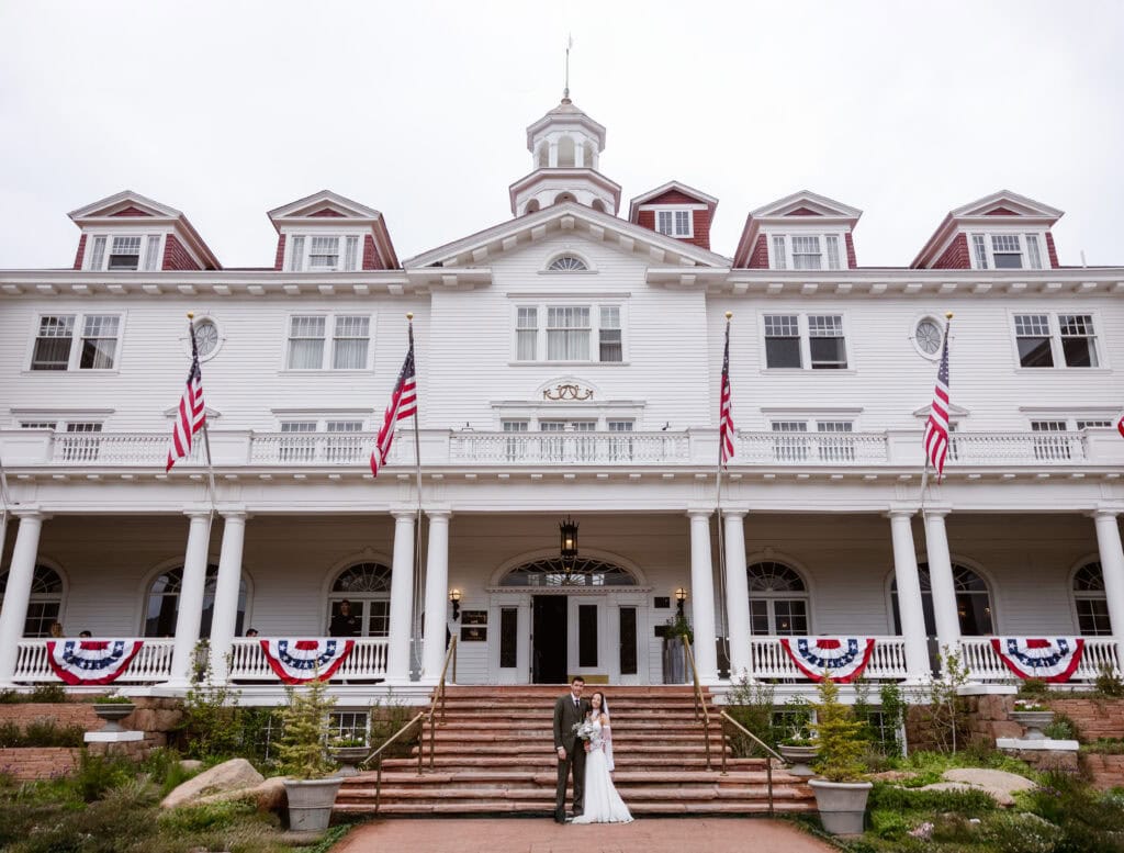 Stanley Hotel Wedding day portraits