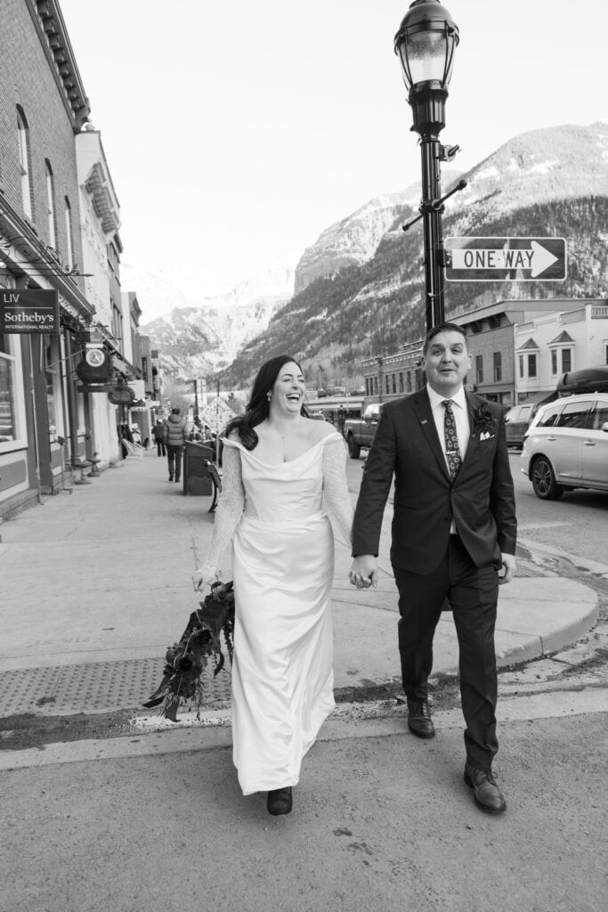  Winter elopement in Telluride, Colorado 